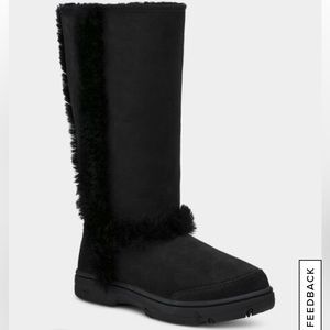 UGG Australia Black Leather Boots